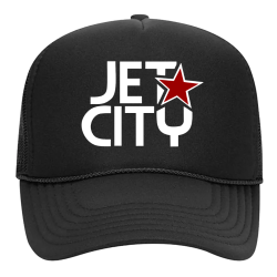 blk-stacked Tekno 1 Design Custom Printed Trucker Hat | Unisex Otto Cap Trucker Hat 32-467