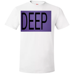 DEEP-PURPLE DEEP PURPLE Custom Screen Printed Hanes T-Shirt