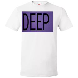 DEEP-PURPLE DEEP PURPLE Custom Screen Printed Hanes T-Shirt