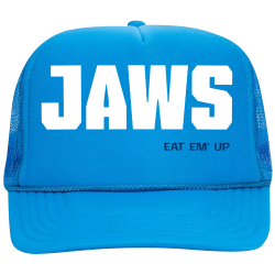 JAWS-Eat-em-up Neon Trucker Hat Otto Cap 