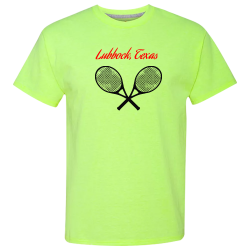 Lubbock-Texas Mens 60% Polyester / 40% Cotton T-Shirt