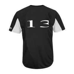 13 Custom White Sox Two-Button Jersey - White Sox-MAI383