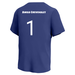 Amigo-Cheverolet-16 Rangers MLB Little League Team Jerseys - Official Nike Youth MLB Wordmark Poly Tees - NY234