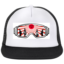 Apres-100-Hat Neon Flat Bill Snapback Trucker Cap 