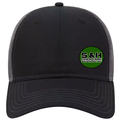 SH-Hat-Black Custom Embroidered Trucker Hats | Unisex Otto Cap Hat 83-1239