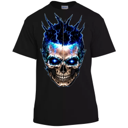 Memphistopheles-Skull Adult 100% Cotton T-Shirt Gildan 5000