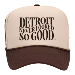 Brown Create Printed Trucker Hat  | Unisex Otto Cap Trucker Hat  39-169