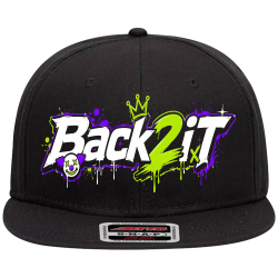 Create Snap Back Flat Bill Hat