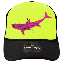 DISCO SHARK NEON PINK POP ART