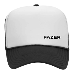 Fazer-Black-Logo-Hat Create Printed Trucker Hat  | Unisex Otto Cap Trucker Hat  39-169