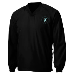 Maya Adult V-Neck Raglan Wind Shirt