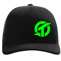 OT-green Cotton Twill Mesh Snapback 