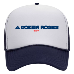 A-DOZEN-ROSES-USA-4 A DOZEN ROSES USA   1 Design Custom Printed Trucker Hat | Unisex Otto Cap Trucker Hat 32-467