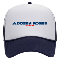 A-DOZEN-ROSES-USA-7 A DOZEN ROSES USA 4 Design Custom Printed Trucker Hat | Unisex Otto Cap Trucker Hat 32-467