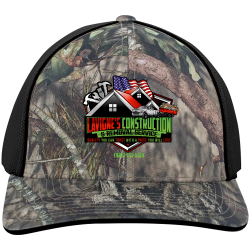 Create Order Embroidered Camo Flexfit Cap | Unisex Pacific Headwear Camo Trucker Flexfit Cap