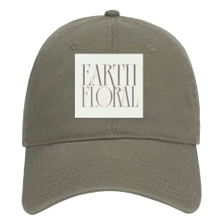 Earth-Floral Customizable Dad Hat by Otto Cap Brand
