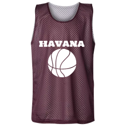 HAVANA Design Screen Printed Basketball Jersey | Boys Badger Sportswear Basketball Jersey 2529