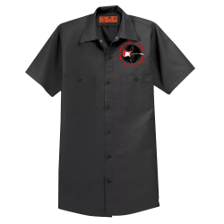 Ronnie Do It Yourself Screen Printed Mechanic Shirt | Mens Red Kap Mechanic Shirt Sp24